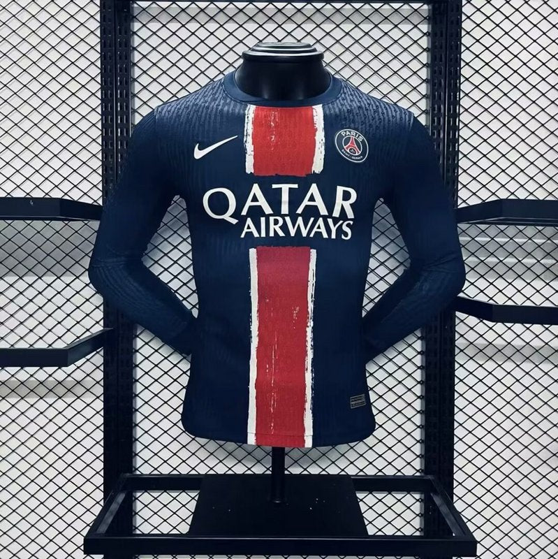 Paris SaintGermain 2024∕25 Home Long Sleeves Jersey Player Version(62BE)